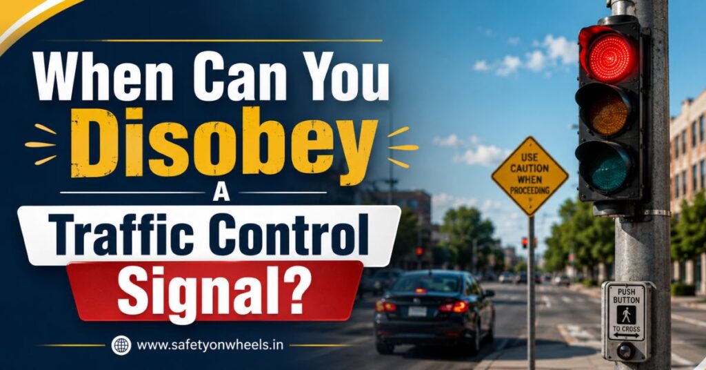 When Can You Disobey A Traffic Control Signal?