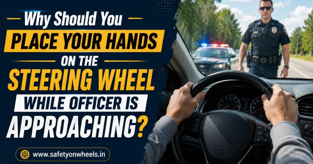 Why Should You Place Your Hands On The Steering Wheel While Officer Is Approaching?